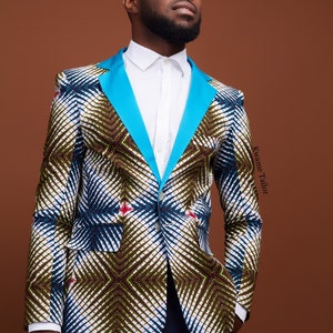 Blazer homme africain Etsy France