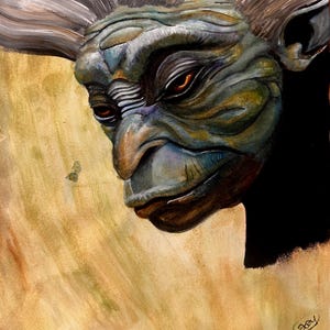 Mythology Art Print: Fantasy Portrait
