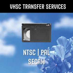 Compact VHS-C Tapes to DIGITAL FILES (Click Item Details and read carefully)