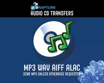 AUDIO CD Transfer to Digital Files (Read Carefully)