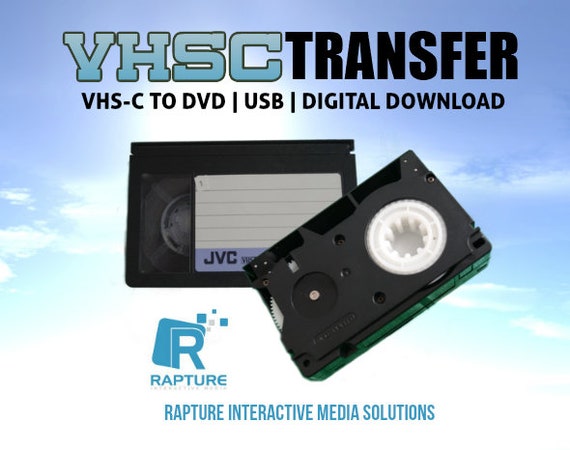 Small Vhs C Tapes Transferred To Digital Please Read Full Etsy