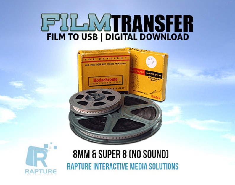 FILM REELS 8MM & Super8 No Sound to MP4 We do NOT develop Etsy