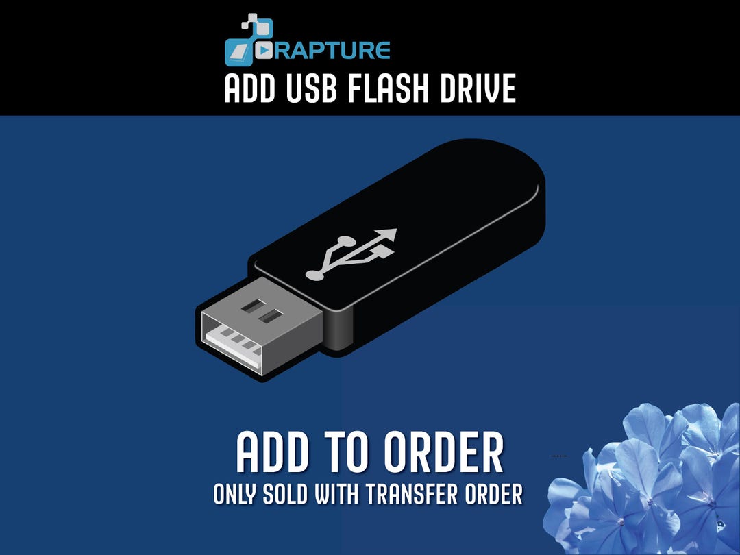 Flash Drive Order Add-on (click Item Details and Read Carefully) - Etsy