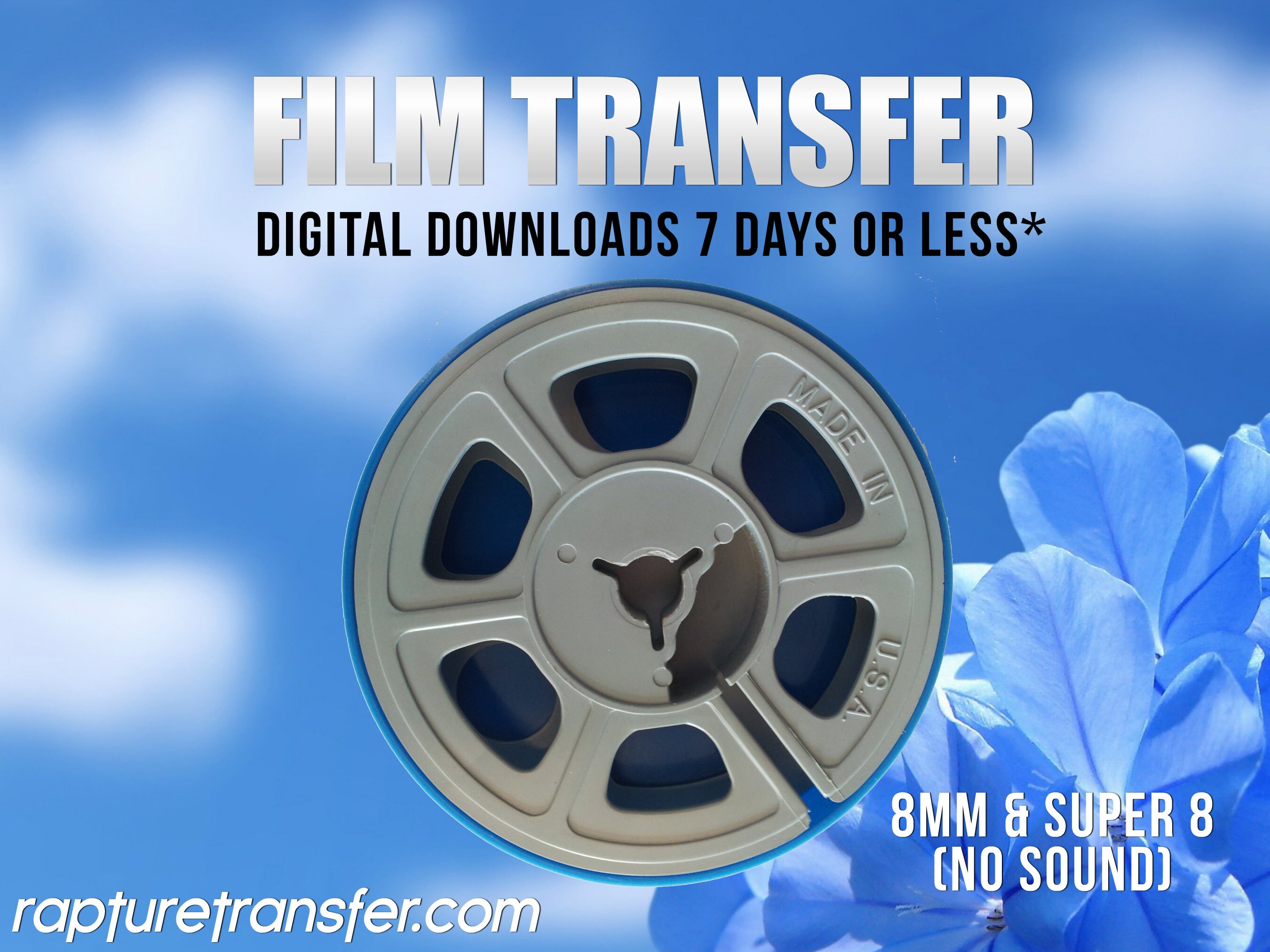 8mm Super8 No Sound Film Reels To Mp4 We Do Not Develop Etsy