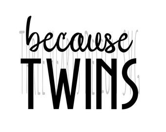 Download Twin silhouette | Etsy