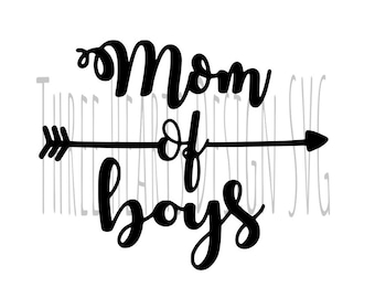 Mom Of Boys SVG Image Ready To Use