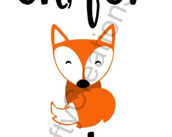 For Fox Sake SVG Image Ready To Use