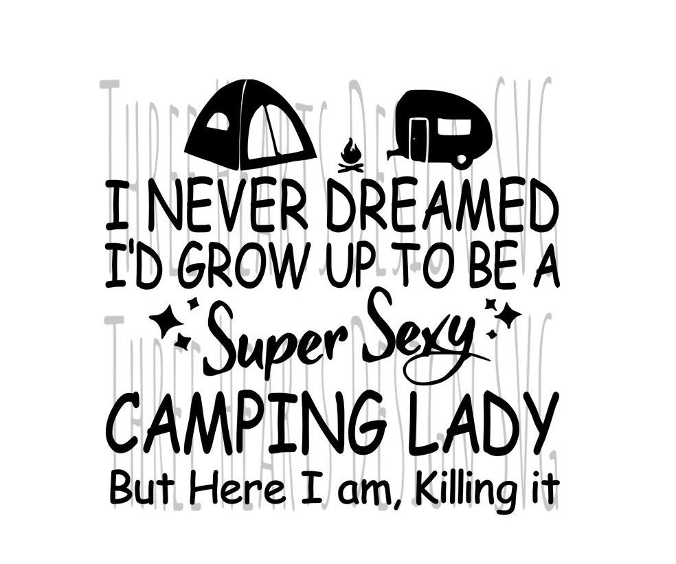 Free Free Camping Lady Svg 287 SVG PNG EPS DXF File