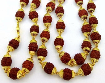 Hallmarked 22k Yellow Gold Rudraksha 