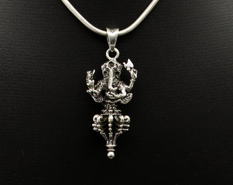 Vintage trendy 925 Sterling Silber handgemacht Lord Ganesha Anhänger, erstaunlich stylischer Unisex Anhänger Memming personalisierter Schmuck ssp512