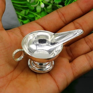 Handgemachte Babyutensilien aus Reinem Silber, NeugeborenenSpender, Babymilch Wasserspender, hervorragende Geschenkidee Silber Utensilien aus Indien msv139
