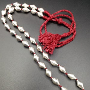 Traditional handmade silver beads necklace adjustable chain fabulous tribal necklace belly dance ethnic jewelry !!ch-07