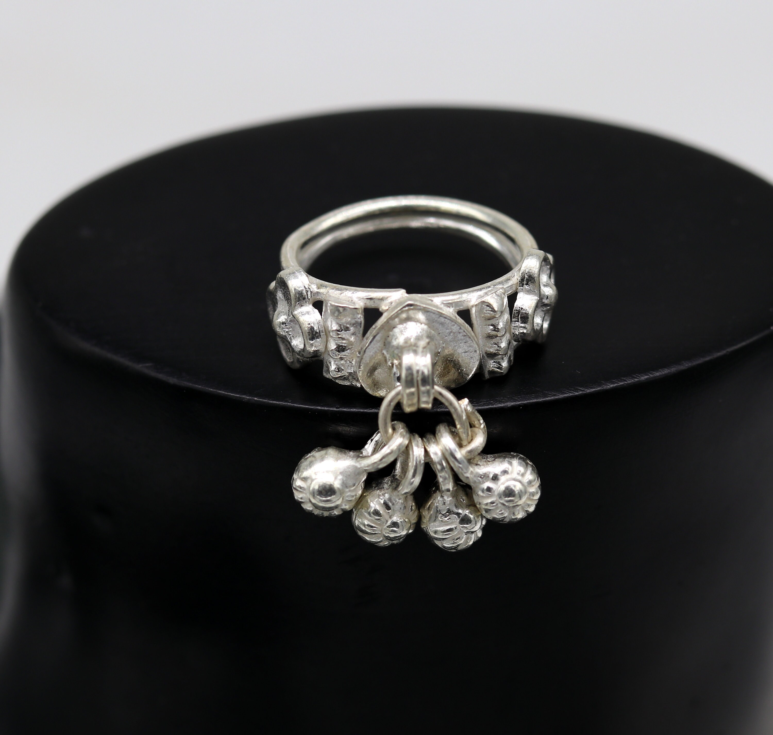 Sterling silver handmade charm ring excellent customized 6 Etsy