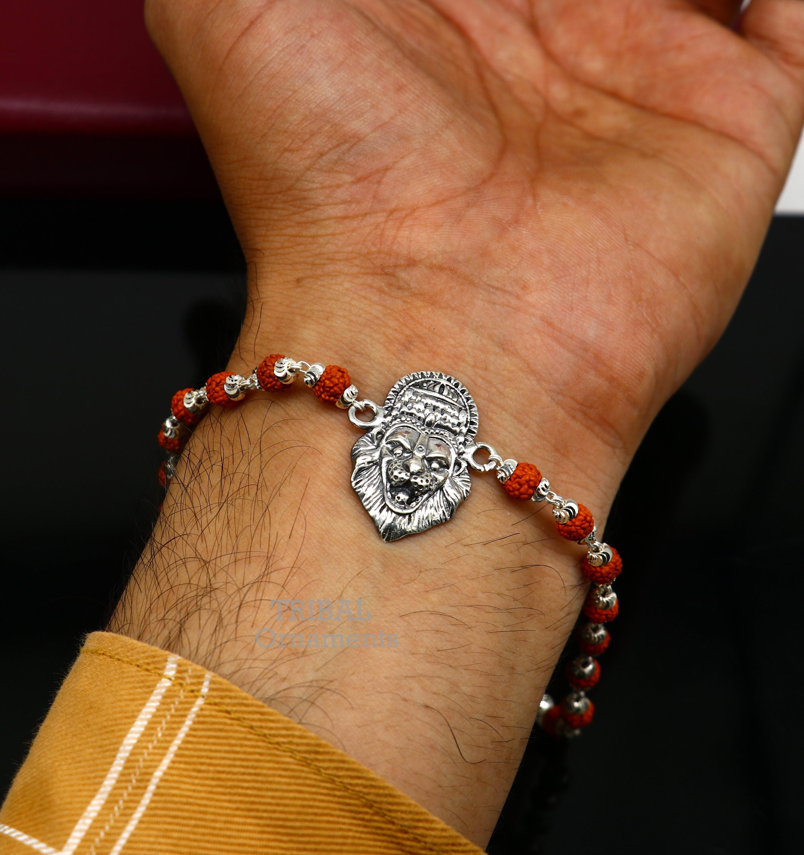 Shivaji Maharaj Devotional Silver Bracelet For Men – JACKMARC.COM