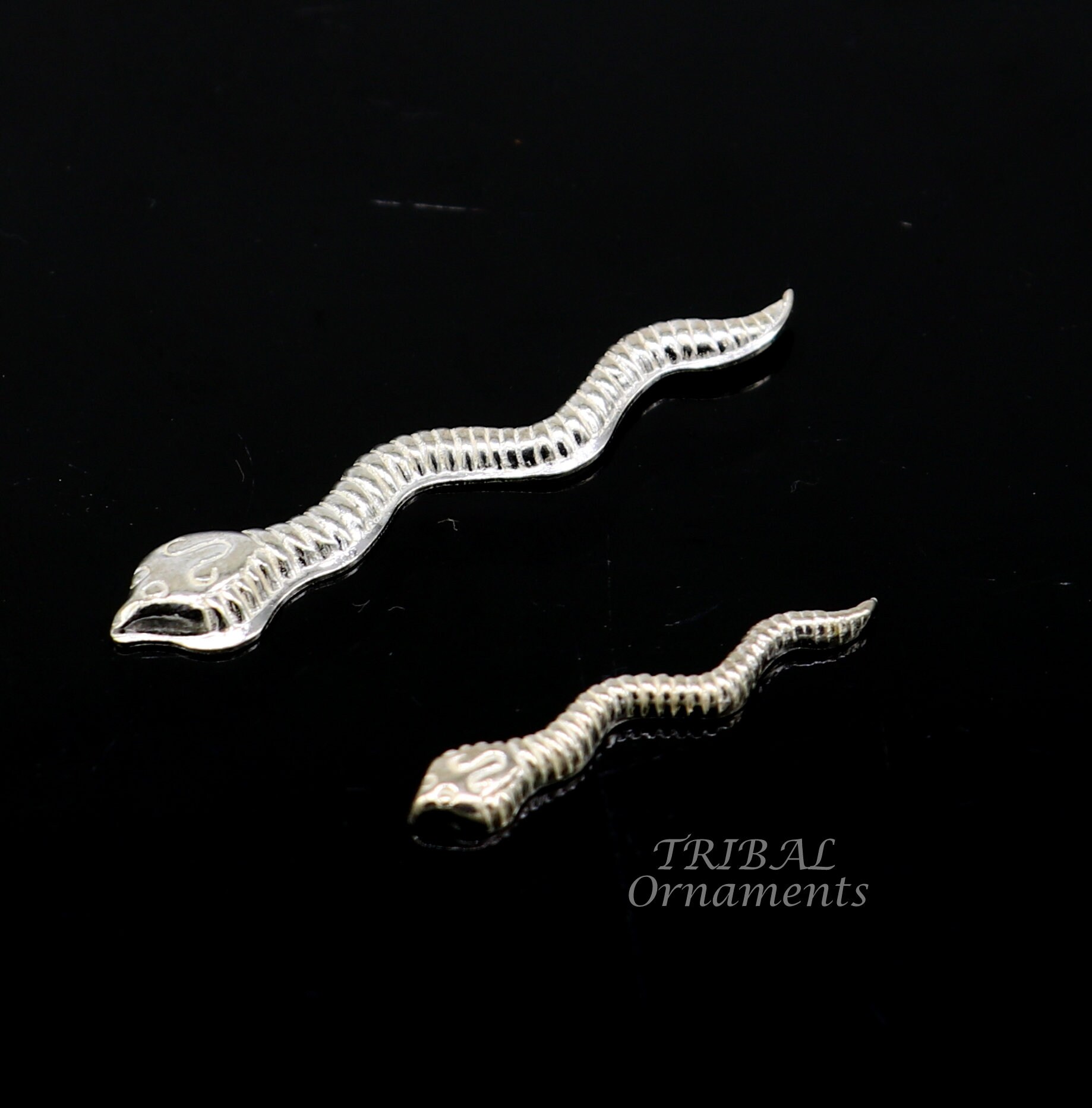Sterling Silver Handmade Nag Nagin Snake Joda Pair for Puja or Worshipping  Su869 - Etsy Denmark