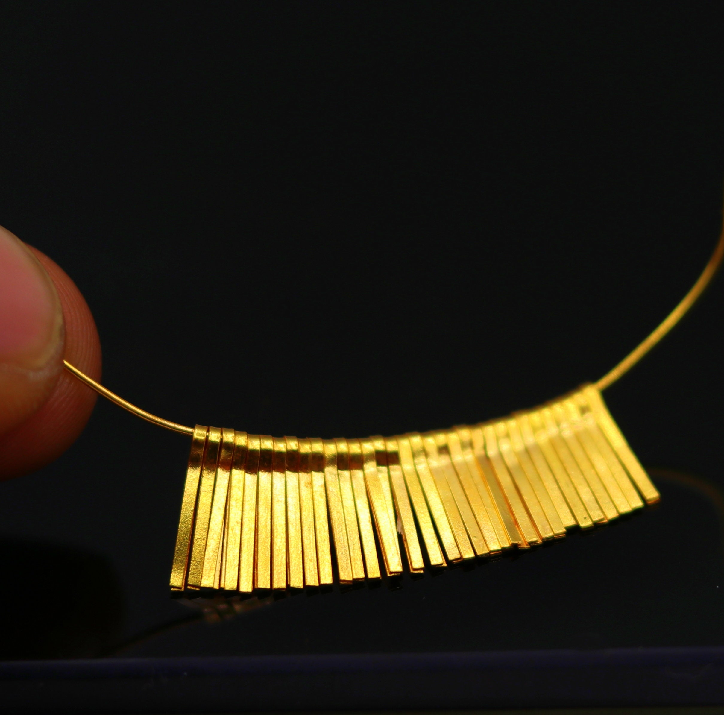 18 Karat Solid Gold Handmade Clips Hanging Loose Findings Etsy