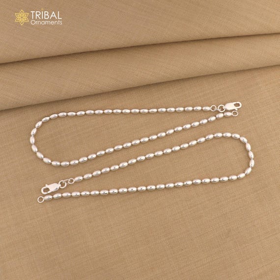 Bracciale Argento Sterling 925 Rodiato Anallergico Sfera Da 4mm Con - Foto 8