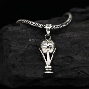 925 sterling silver unique design FIFA TROPHY pendant wheat chain necklace locket best gifting jewelry Nsp720