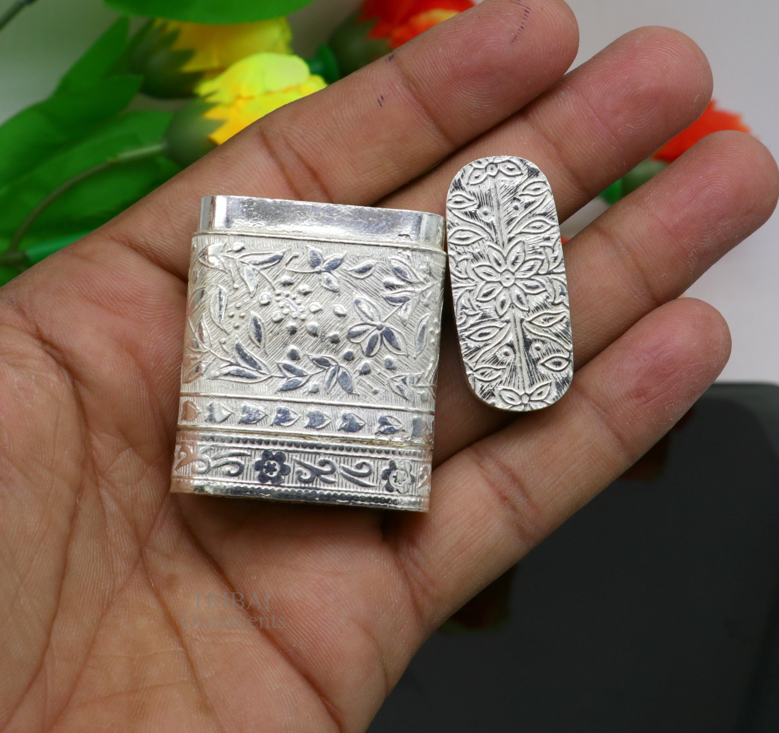 925 Sterling Silver Handcrafted Floral Design 2 In1 Trinket Box, Tobacco Box, Tobacco and Chuna Box, Best Gifting Royal Article Stb360 - Etsy 925 Sterling Silver Handcrafted Floral Design 2 In1 Trinket Box, Tobacco Box, Tobacco and Chuna Box, Best Gifting Royal Article Stb360 - Etsy