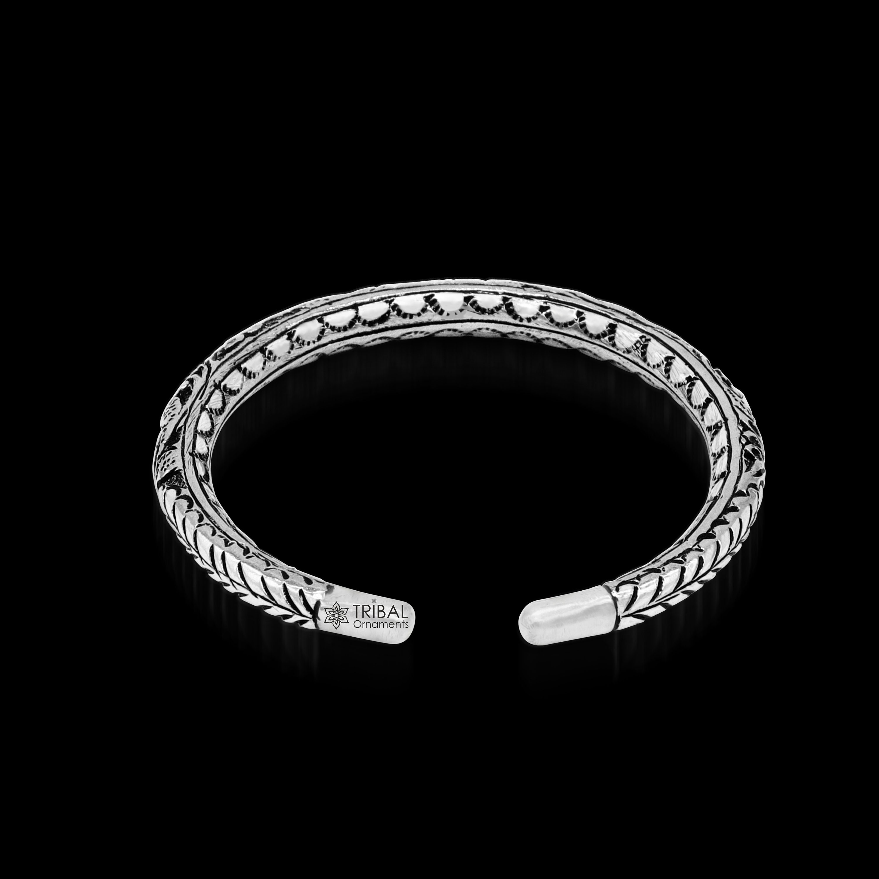 925 Sterling Silver Handmade Chitai Bangle Bracelet Kada 925 Sterling Silver Handmade Chitai Bangle Bracelet Kada