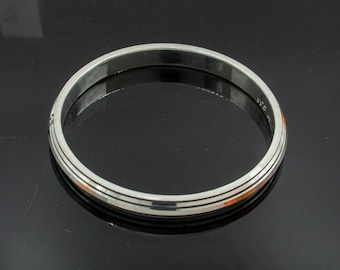 55 Gm 999 PURE Silver Handmade Punjabi Religious Shikh Kada Bangle
