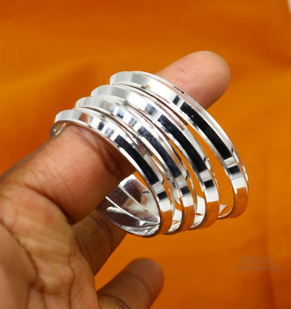 Kids silver hotsell kada
