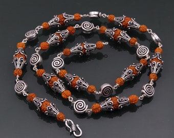 Buy Silver Chain Rudraksha Online In 