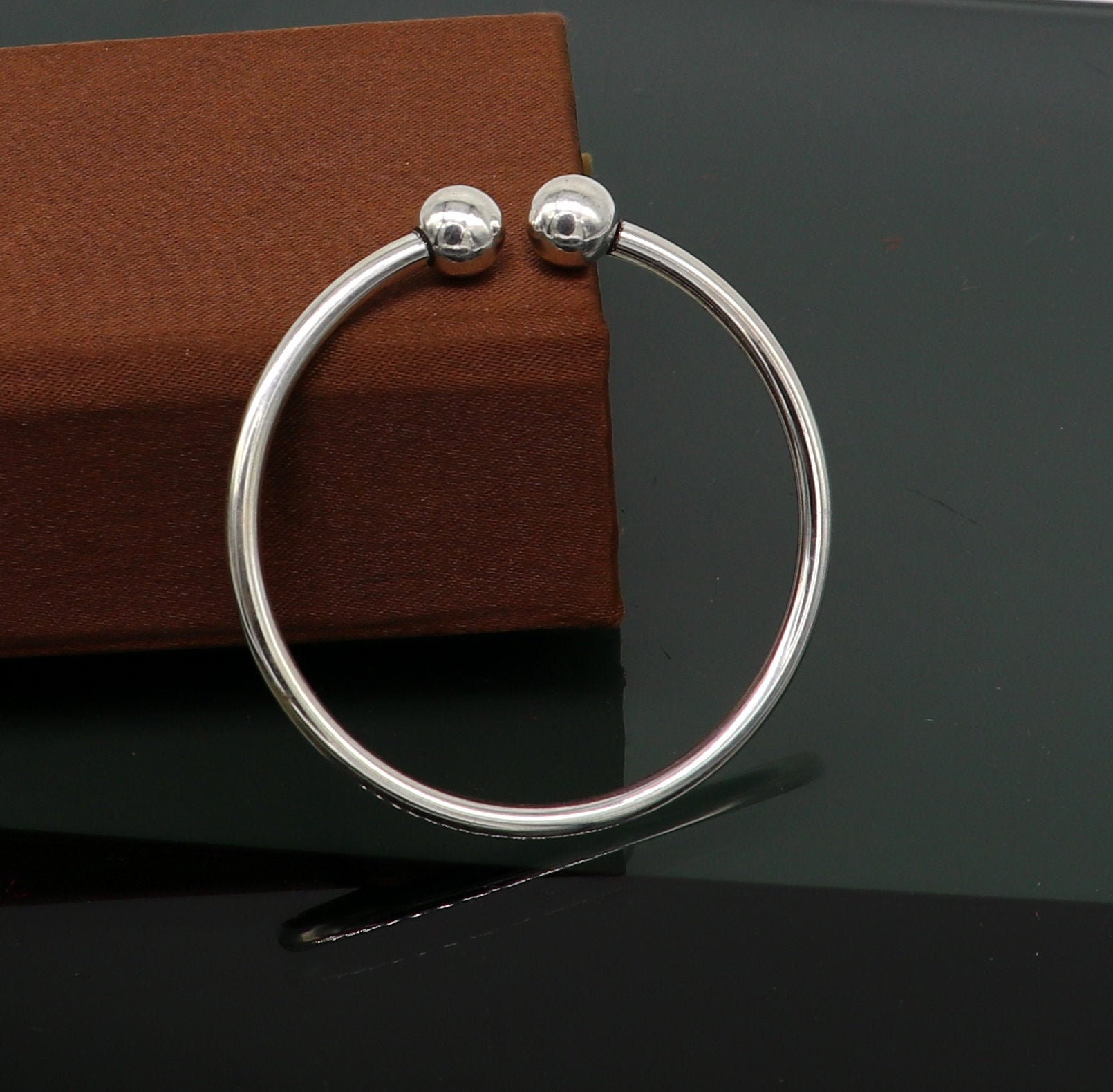 925 Genune Sterlng Slver SOLD BABY/CHLD Bangles, Cocoa Head