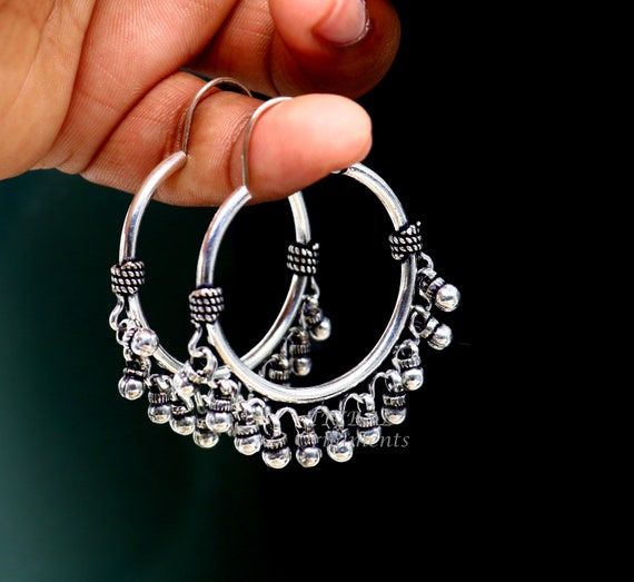 Amazon.com: Lightweight Round Dome Half Large Stud Hoop