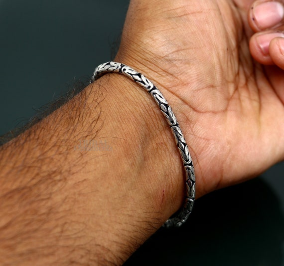 Sterling Silver Heritage Bangle – Liberal Jewellery