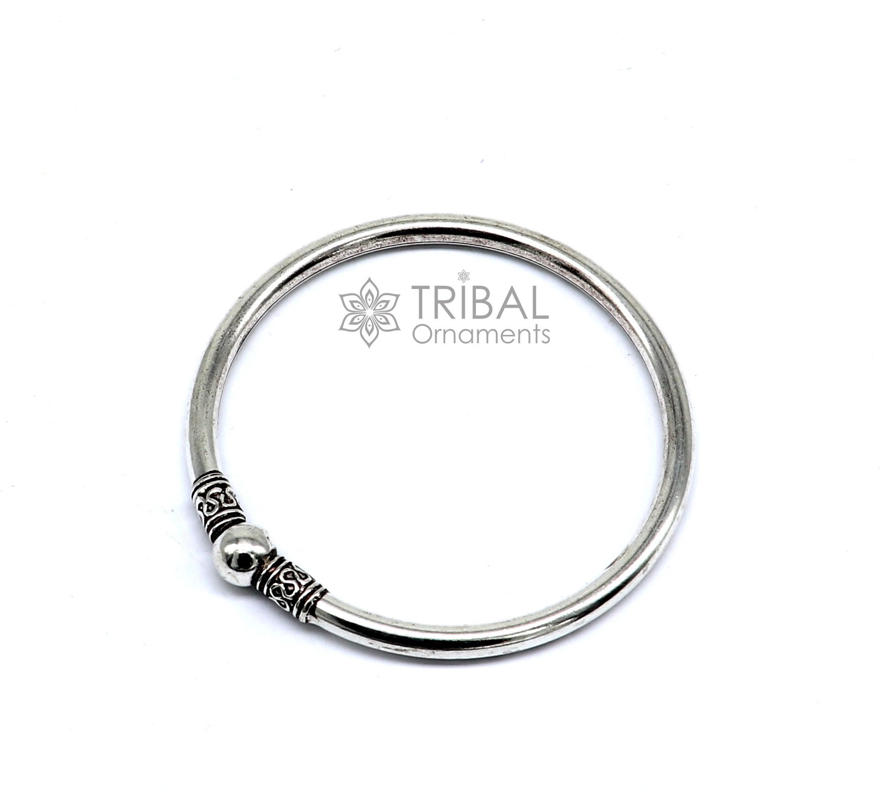 925 Sterling Silver Handmade Plain Shiny Design Cultural 925 Sterling Silver Handmade Plain Shiny Design Cultural
