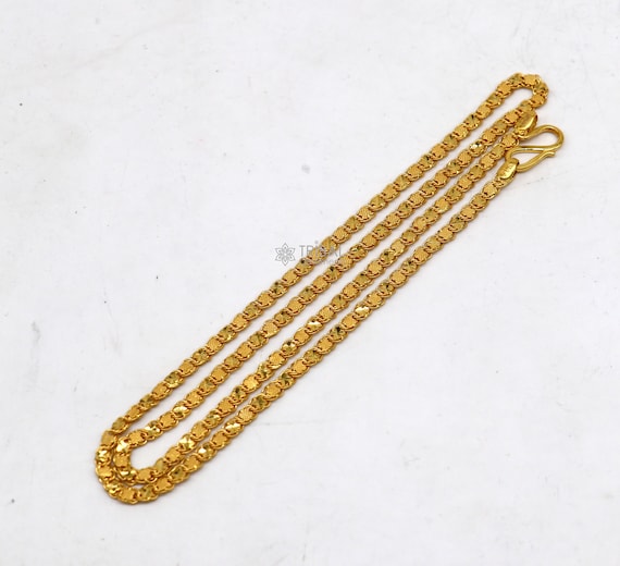 認定ソリッド 22K/18K イエローゴールド 神聖なデザイン マンガルストラペンダント 22カラットと18カラットのファインゴールド レディース ガールズ ギフト