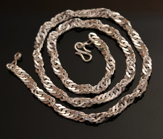 24 inches long handmade solid sterling silver gor… - image 5