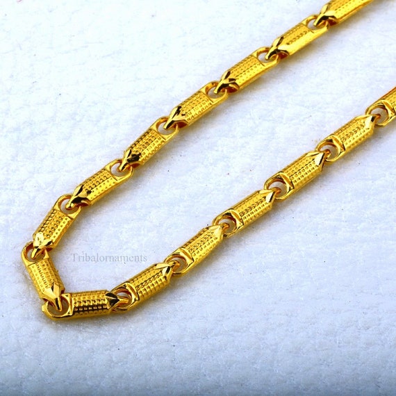 22kt Yellow Gold Customized Indo Choco Chain Amazing Stylish