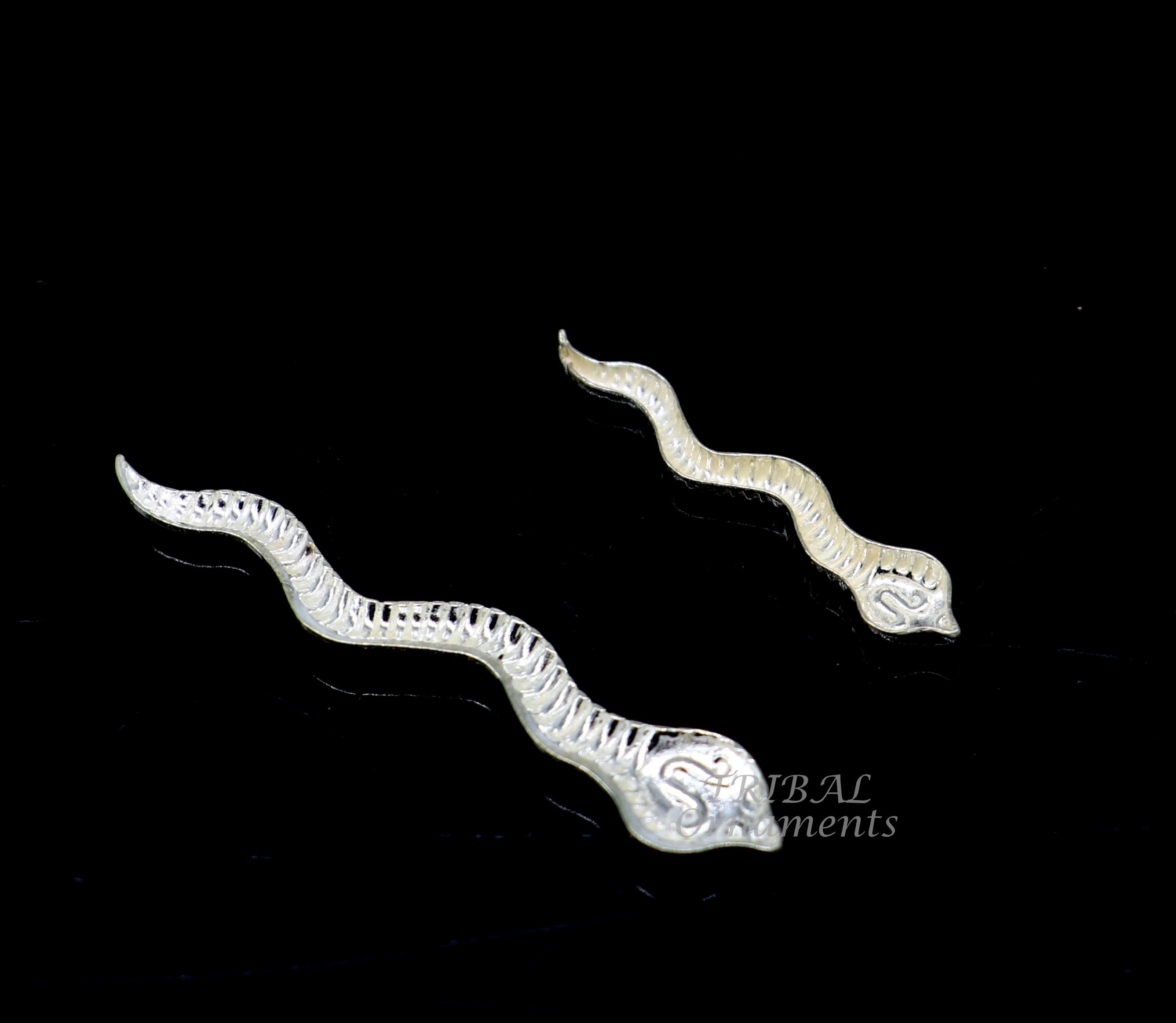 Sterling Silver Handmade Nag Nagin Snake Joda Pair for Puja or Worshipping  Su869 - Etsy Denmark