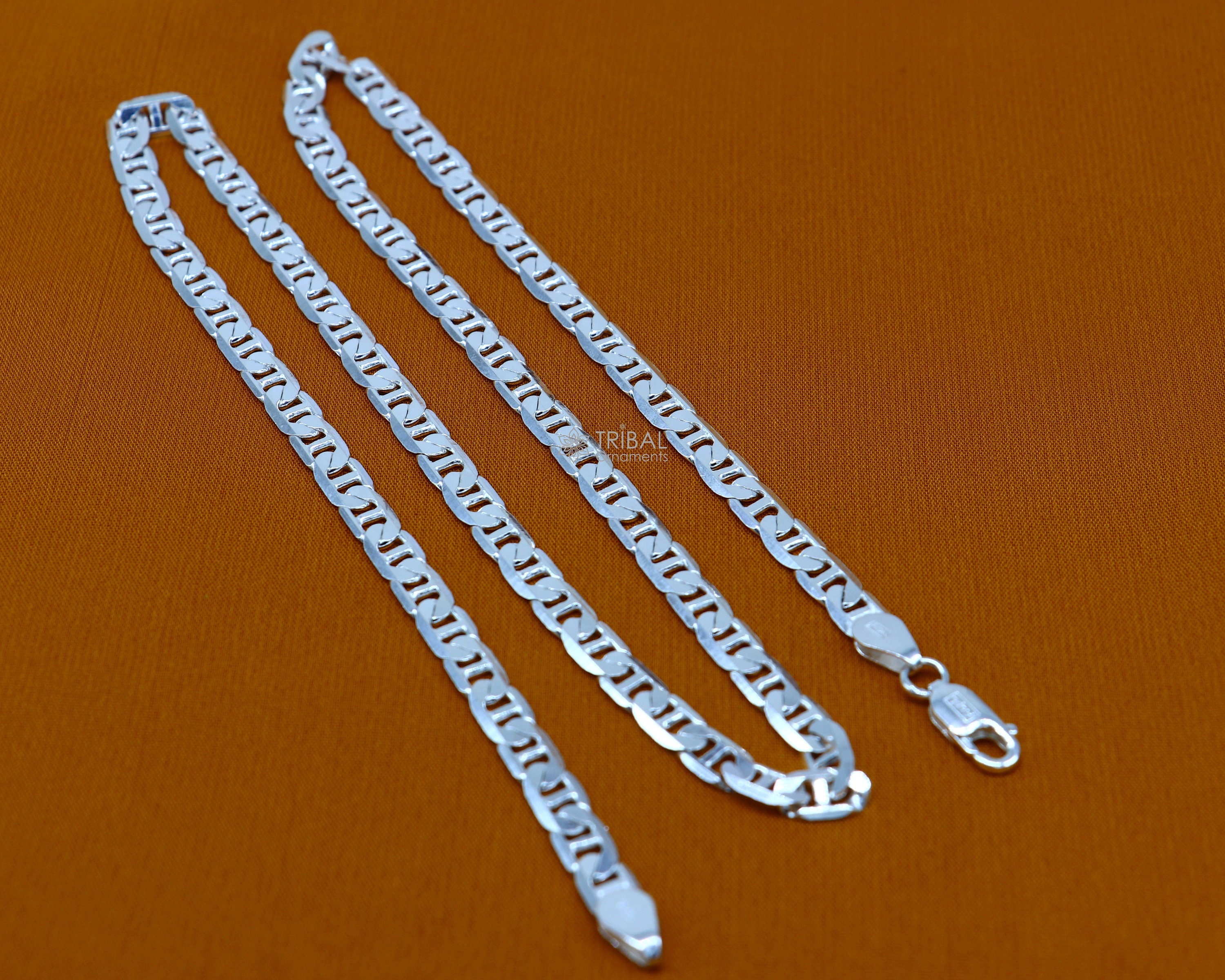 20 OR 24 5.5MM 925 Sterling Silver Handmade Solid Fancy Stylish
