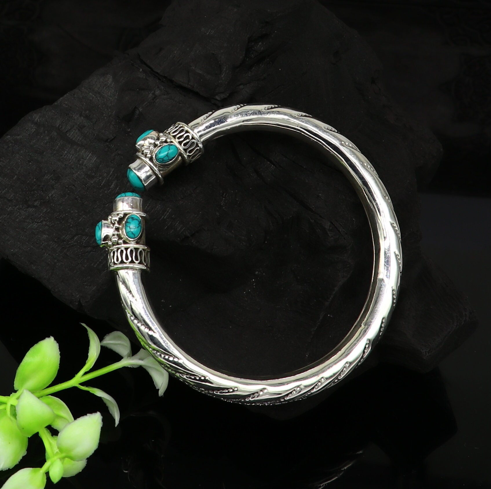 925 Sterling Silver Customized Flexible Bangle Bracelet