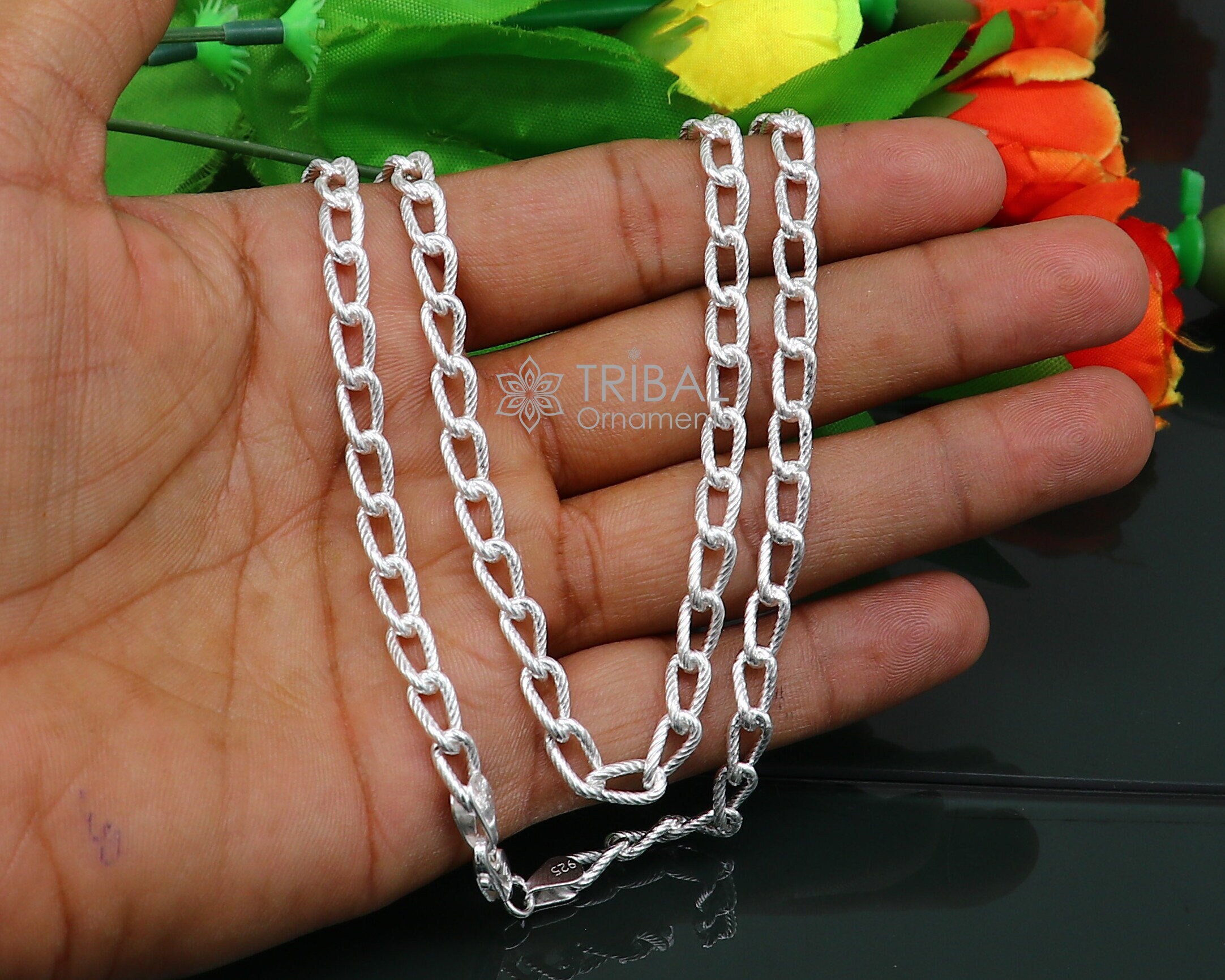 Collier barre en argent sterling 925 à graver - Bijoux