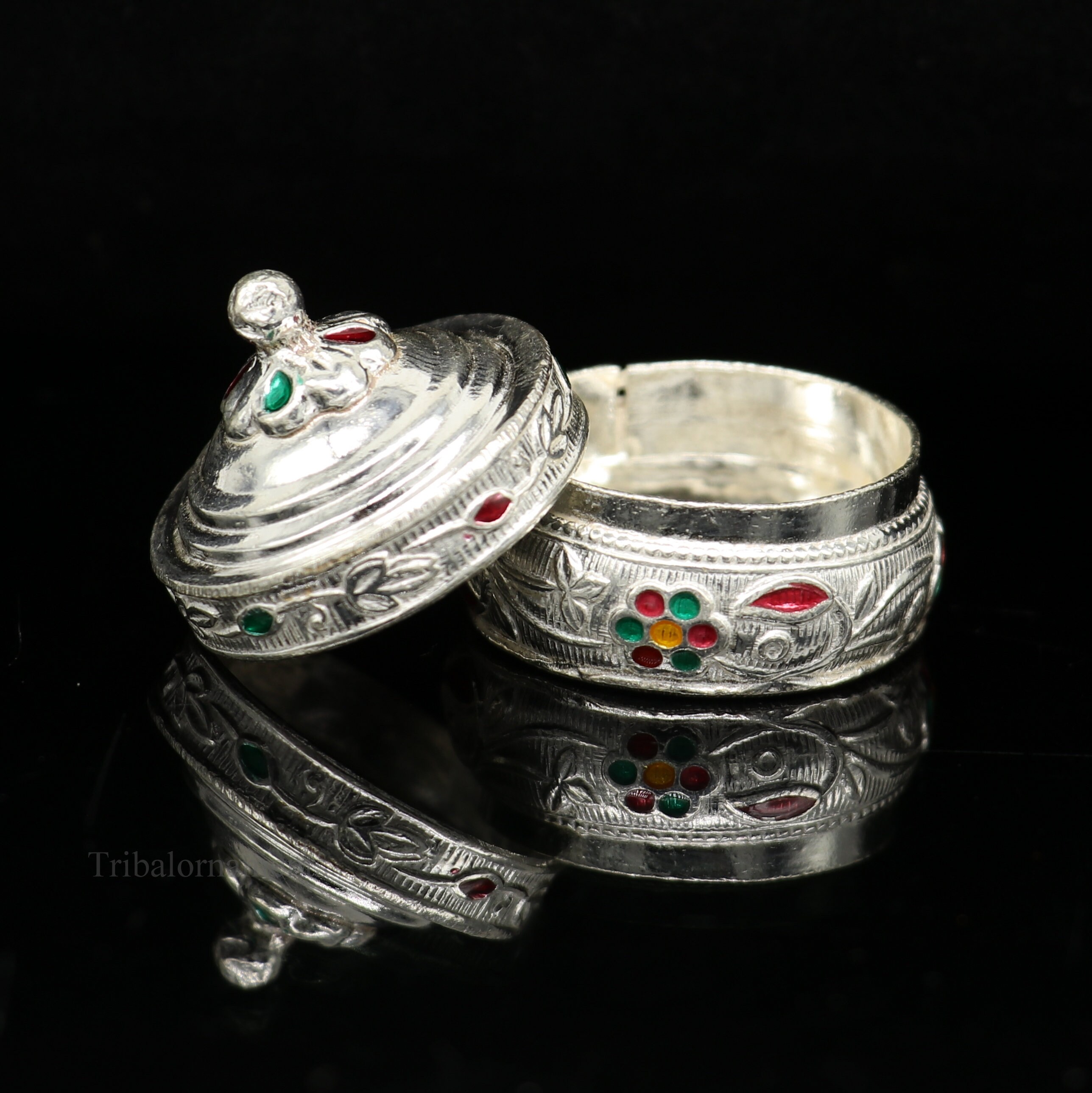 洋書 Handmade in India 925 Sterling Silver Unique Antique Design Handmade Brides