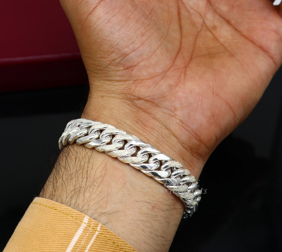 925 Sterling Silver Handmade Heavy Design New Fancy Stylish