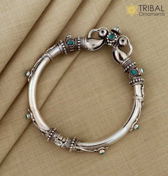 925 Sterling Silver Handmade Vintage Peacock Design