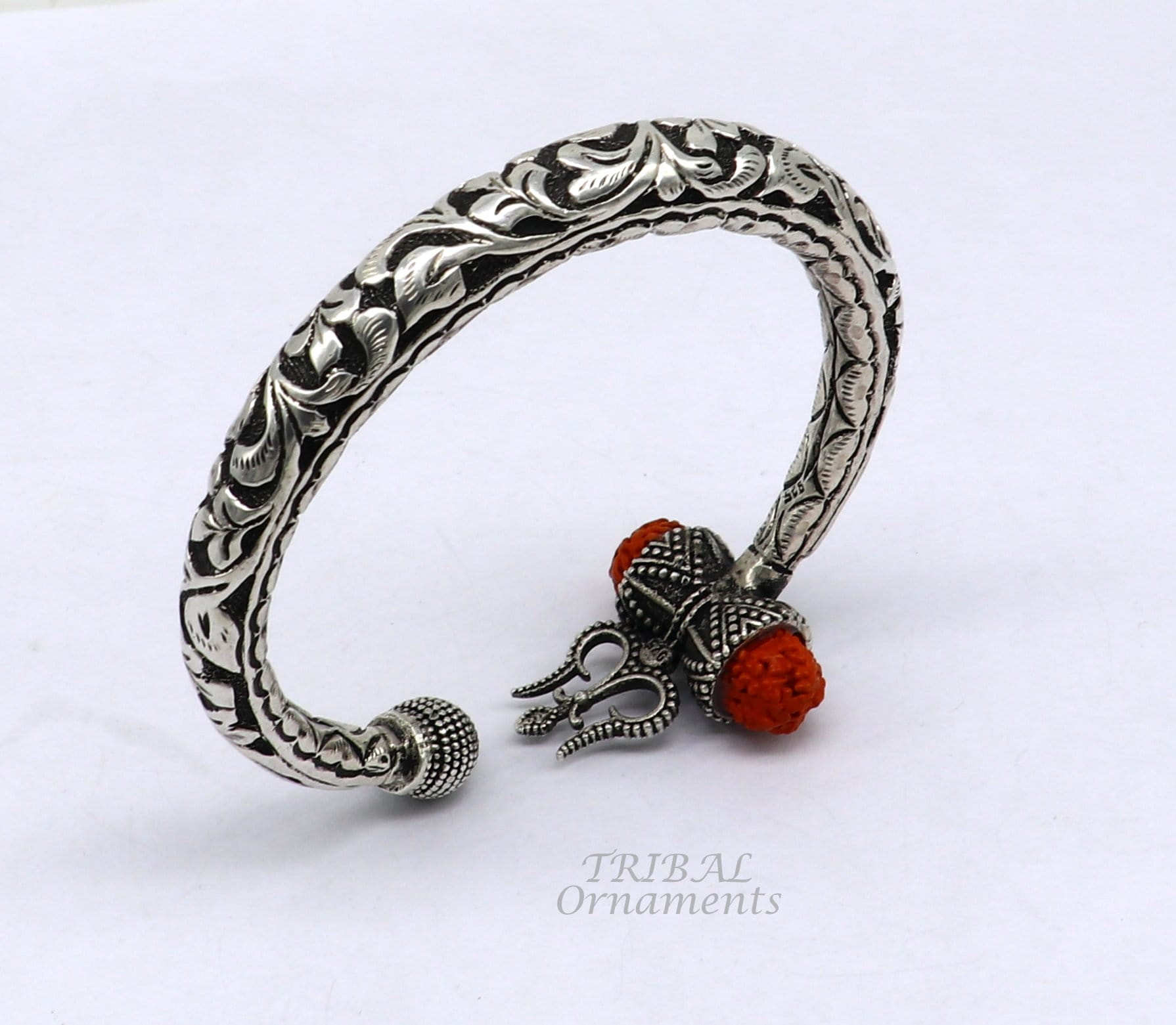 925 Sterling Silver Handmade Chitai Work Lord Shiva Trident