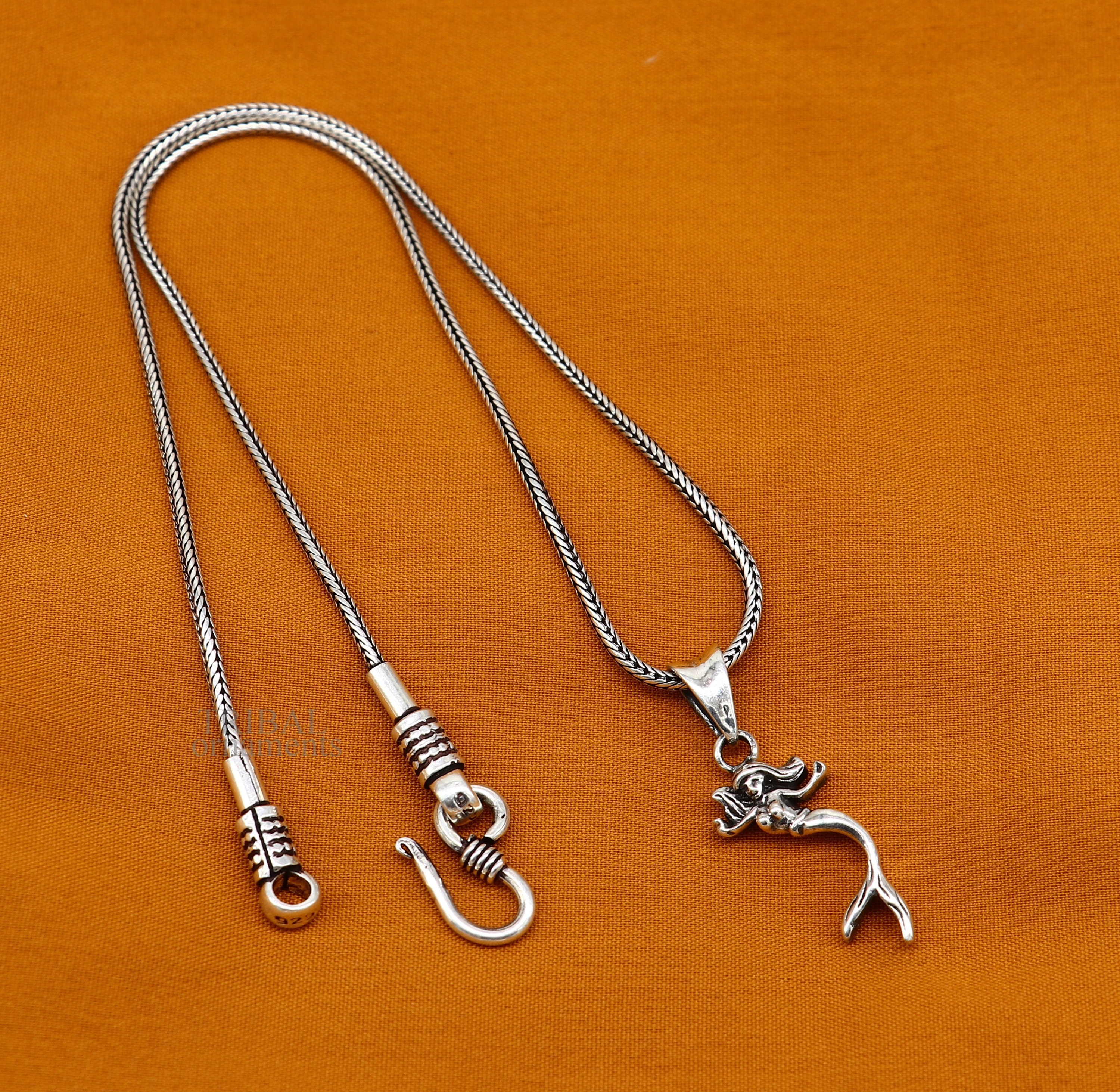 925スターリングシルバーハンドメイドジャルパリマーメイド