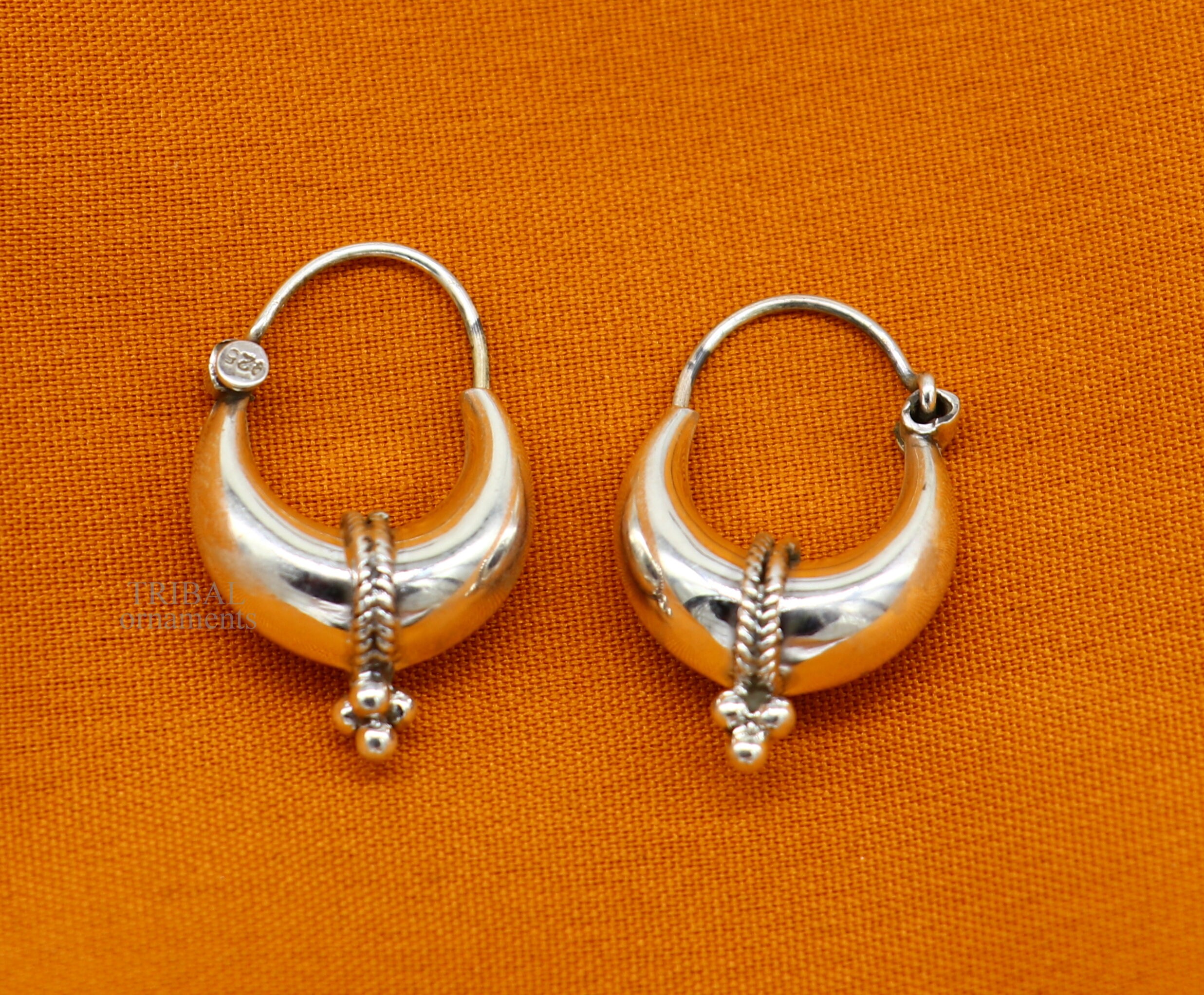 Exclusive 925 Sterling Silver Handmade Vintage Ethnic Style