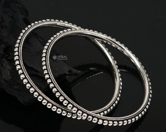 Cultural Trendy 925 Sterling Silver Handmade Gorgeous Bangle
