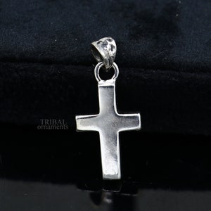 Elegant 925 sterling silver holy cross pendant, excellent unique design stylish unisex exclusive gift pendant jewelry from india ssp1710