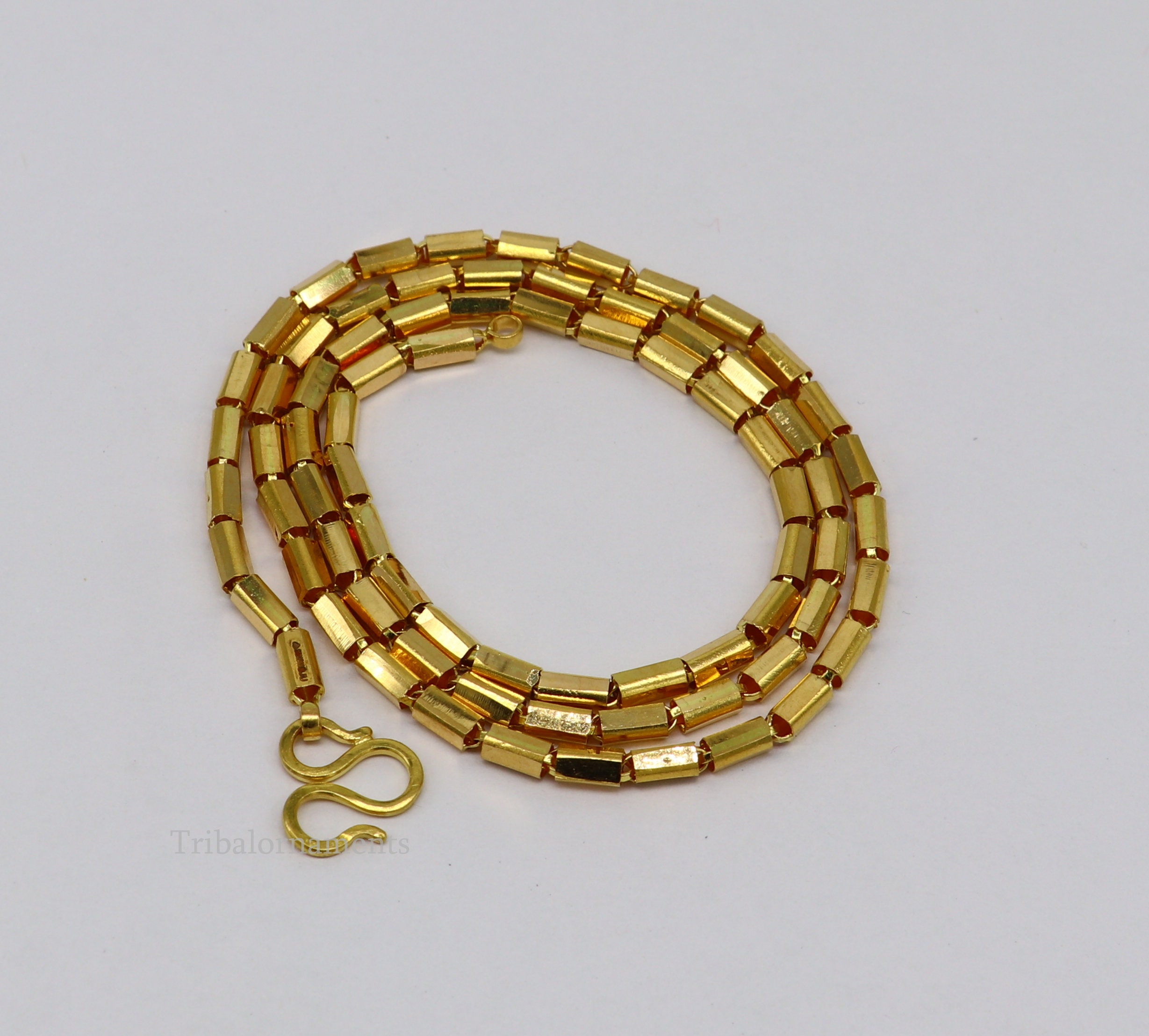 22kt Yellow Gold Royal Baht Chain Bar 