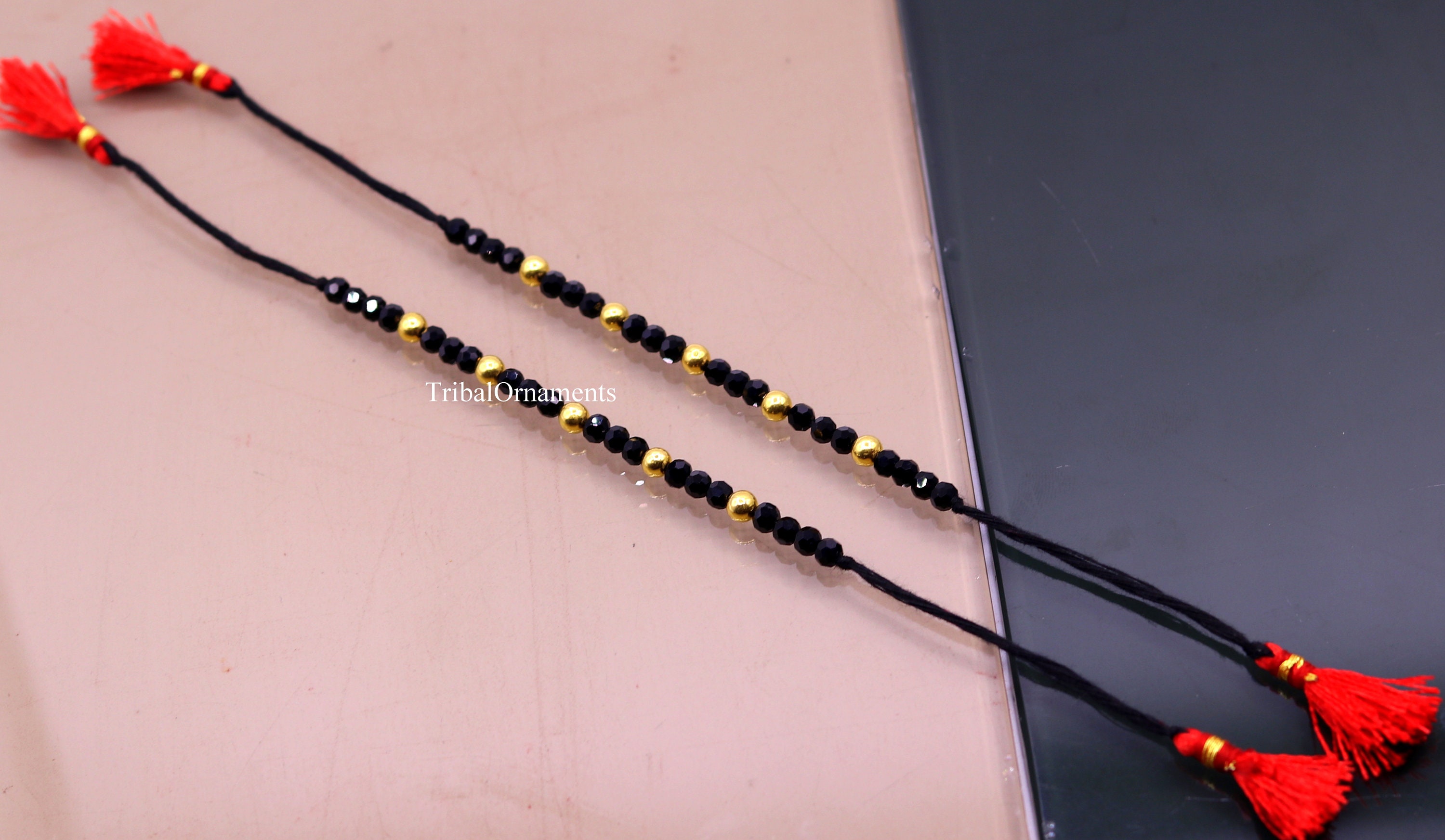 Vintage Design Handmade 20kt Yellow Gold Wax Beads With