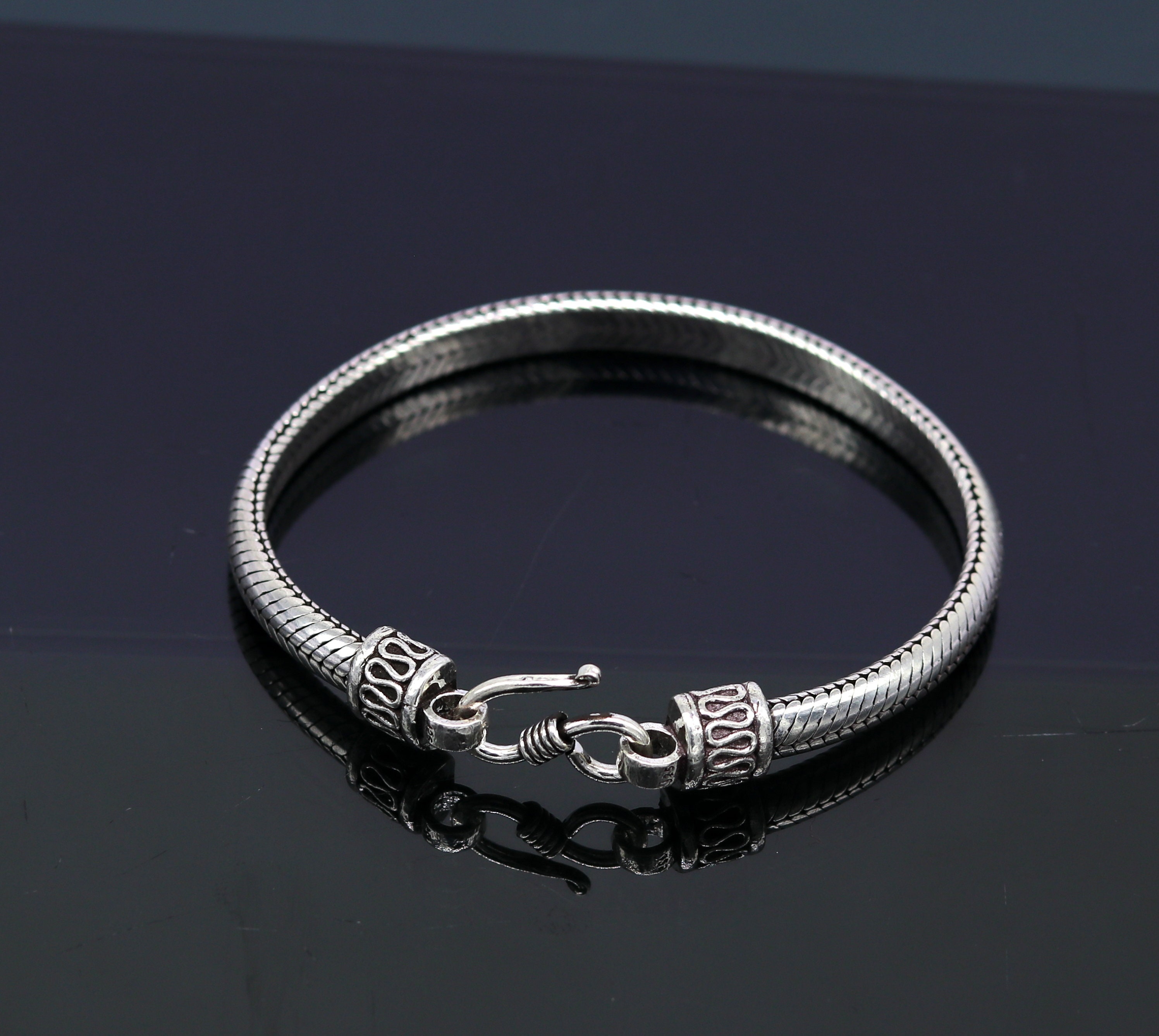 アクセサリー vintage silver 925 snake chain Solid 925 Sterling Silver Handmade Snake Chain Heavy
