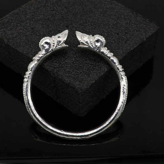 Solid 925 Silver Handcrafted Vintage Antique Style Gorgeous Cuff